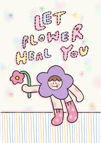 ธีมไลน์ Let flower heal you