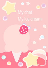 ธีมไลน์ My chat my ice cream 52