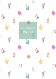 ธีมไลน์ Tiny Nation - Plants 4