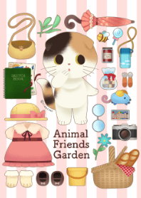 ธีมไลน์ Animal Friends Garden *girly*