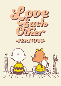 ธีมไลน์ Snoopy: Love each other