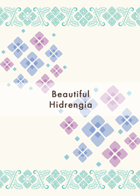 ธีมไลน์ Beautiful Hydrangea