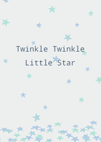 ธีมไลน์ Twinkle blue (little star) theme