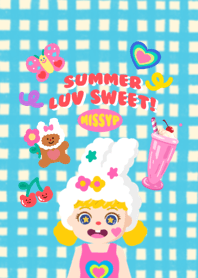 ธีมไลน์ Summer girl luv sweet.